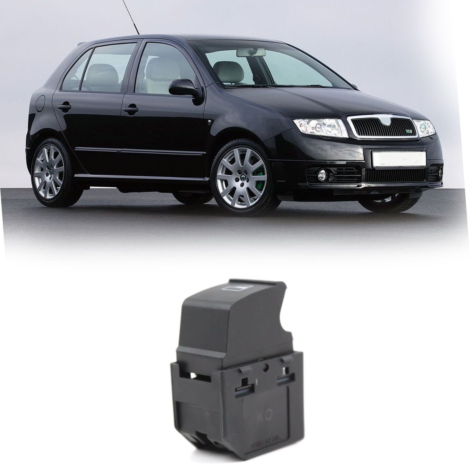 SKODA FABİA 1999-2008 CAM AÇMA DÜĞMESİ TEK ARKA SAĞ - resim 1