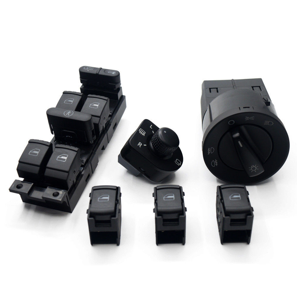 VOLKSWAGEN BORA 1998 - 2005 CAM DÜĞMESİ SET 6 PARÇA - resim 1