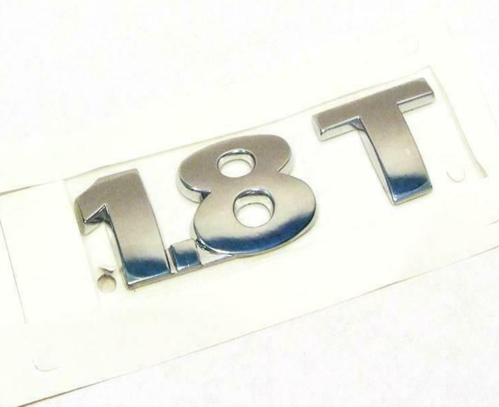 VOLKSWAGEN BORA 1998-2005 1.8T ARKA BAGAJ YAZISI KROM - resim 1
