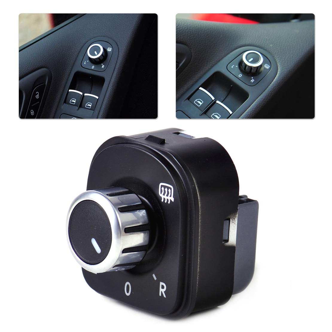 VOLKSWAGEN GOLF VI 5K1 2008 - 2013 AYNA AYAR DÜĞMESİ - resim 1