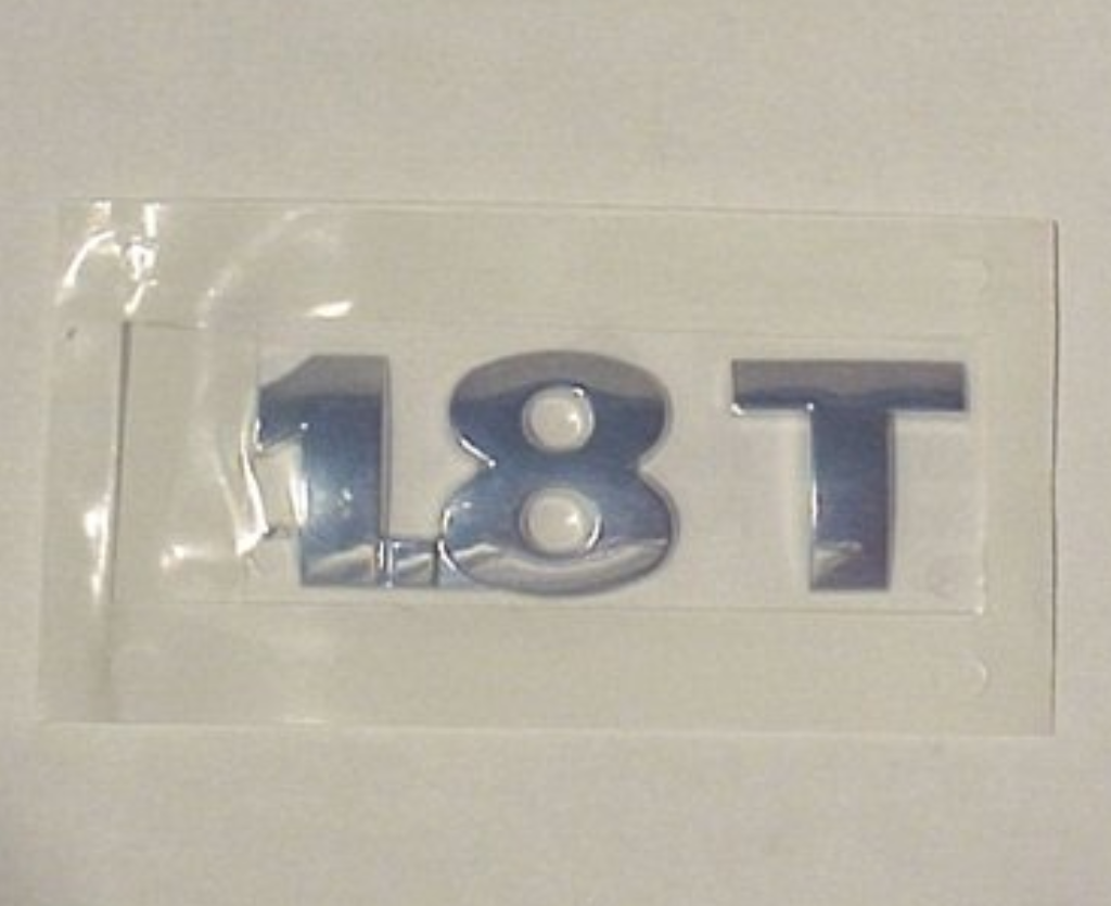 VOLKSWAGEN SHARAN 2001 - 2010 1.8T ARKA BAGAJ YAZISI KROM - resim 1